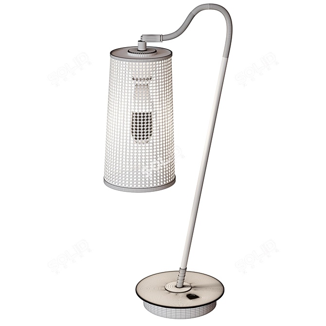 Elegant Chelsom ROMA Table Lamp 3D model image 2