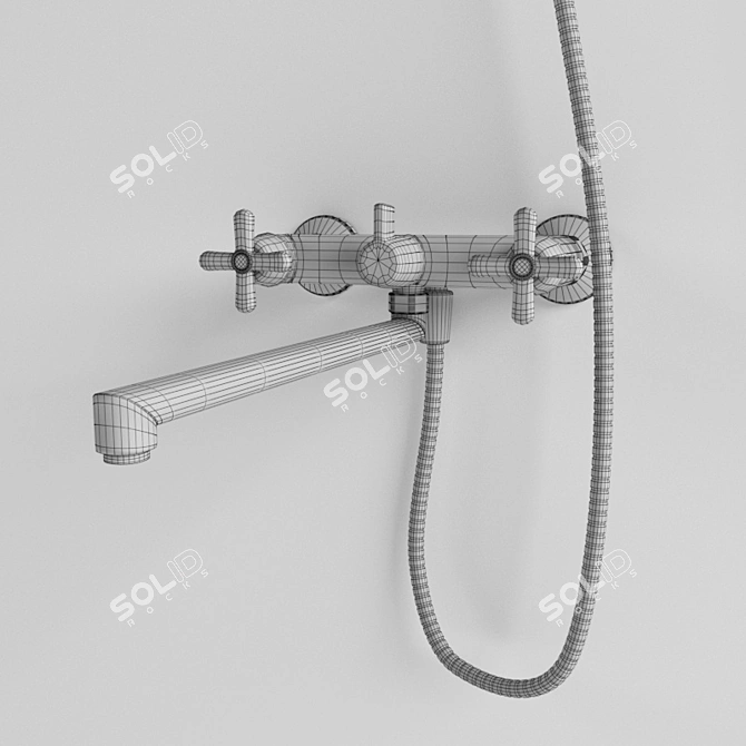 GROHE Vitalio Start Shower Set 3D model image 3