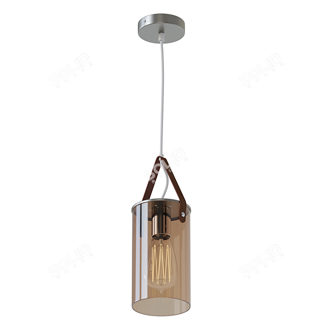 Modern DeMarkt Tetro Pendant Light 3D model image 1