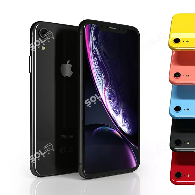 Apple iPhone XR - Stunning Colors and High-Resolution Display 3D model image 1