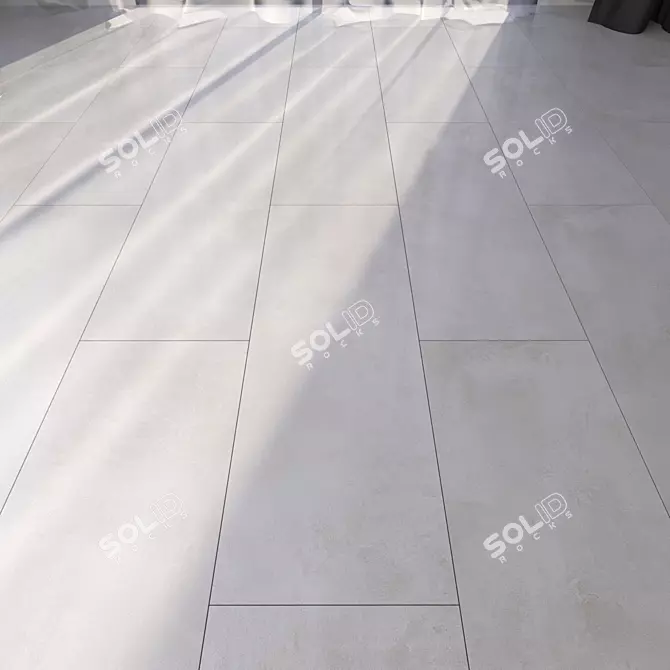 Luxury Marble Floor Tiles 3D model image 1