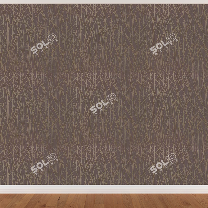 Seamless Wallpaper Set (3 Colors) 3D model image 3