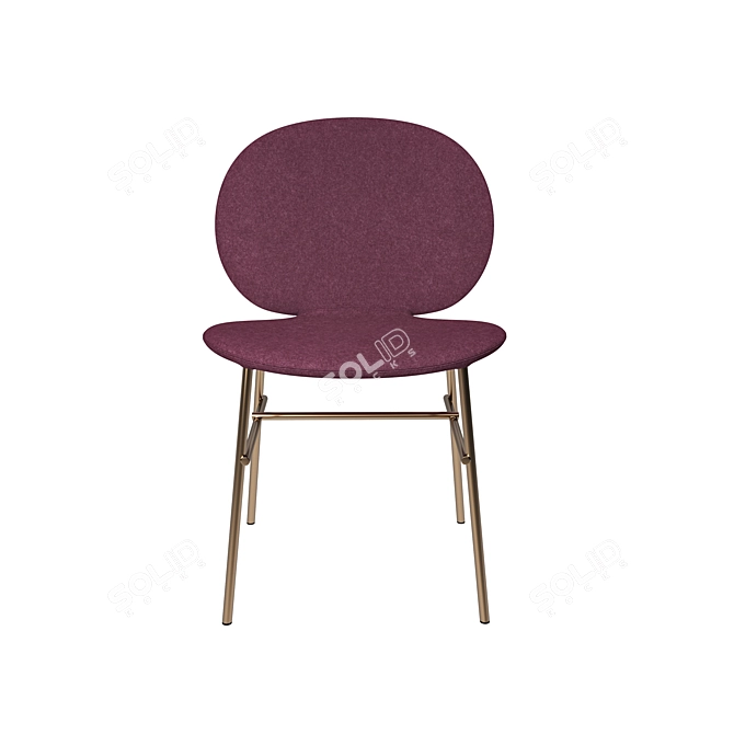 Kelly Modern Dining Chair 3D model image 2