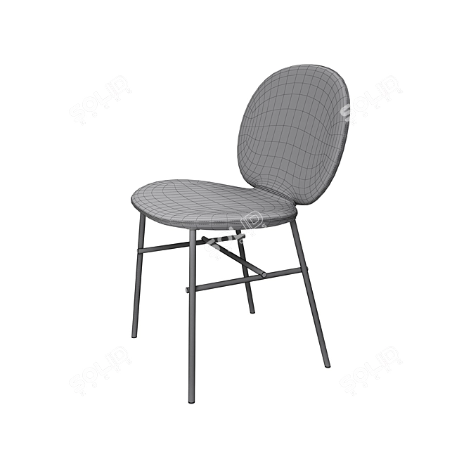 Kelly Modern Dining Chair 3D model image 3