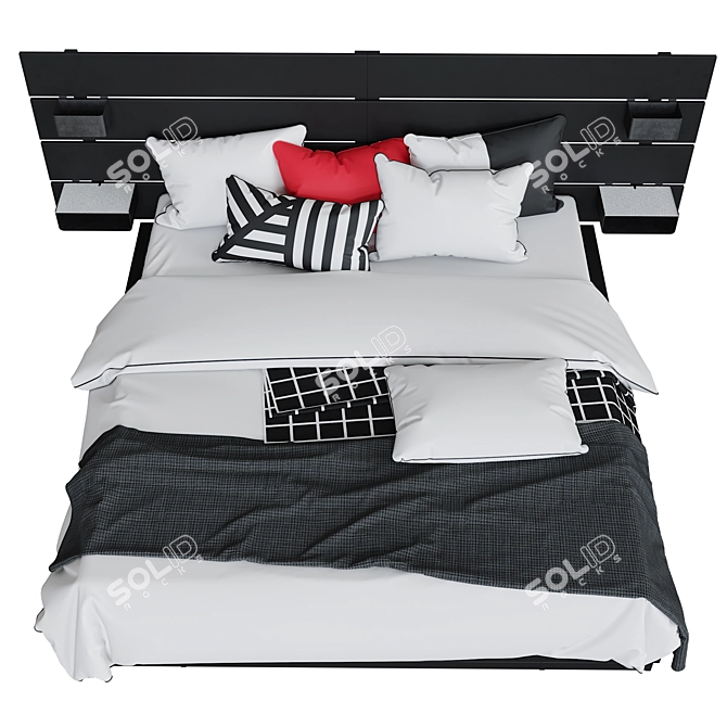 Scandinavian Style Storage Solution 3D model image 2