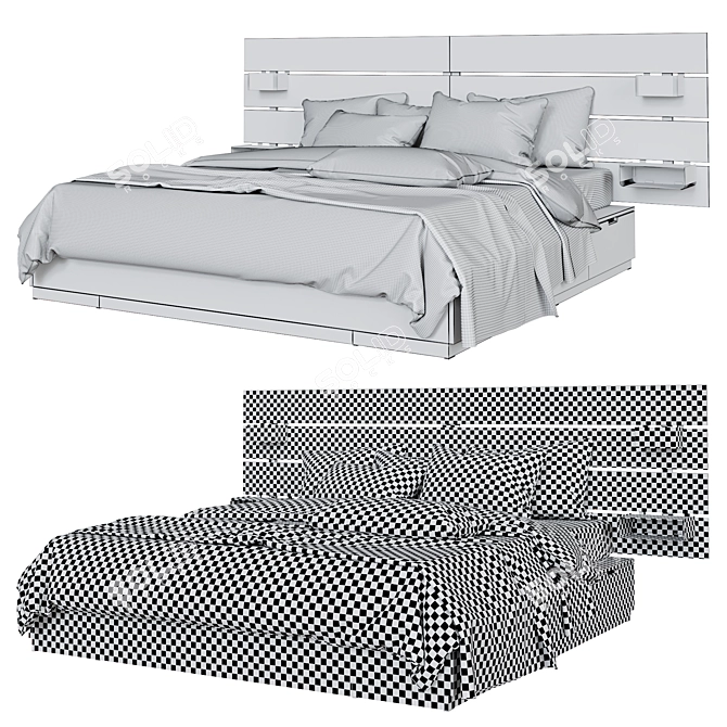 Scandinavian Style Storage Solution 3D model image 3