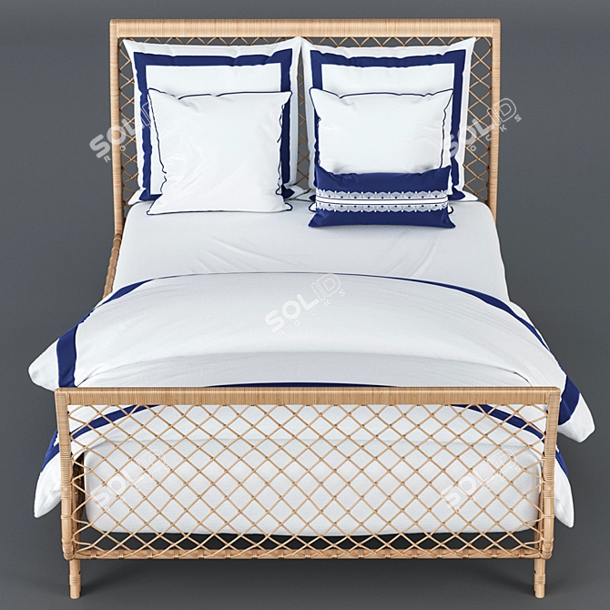 Coastal Dreams Bedding Set 3D model image 2