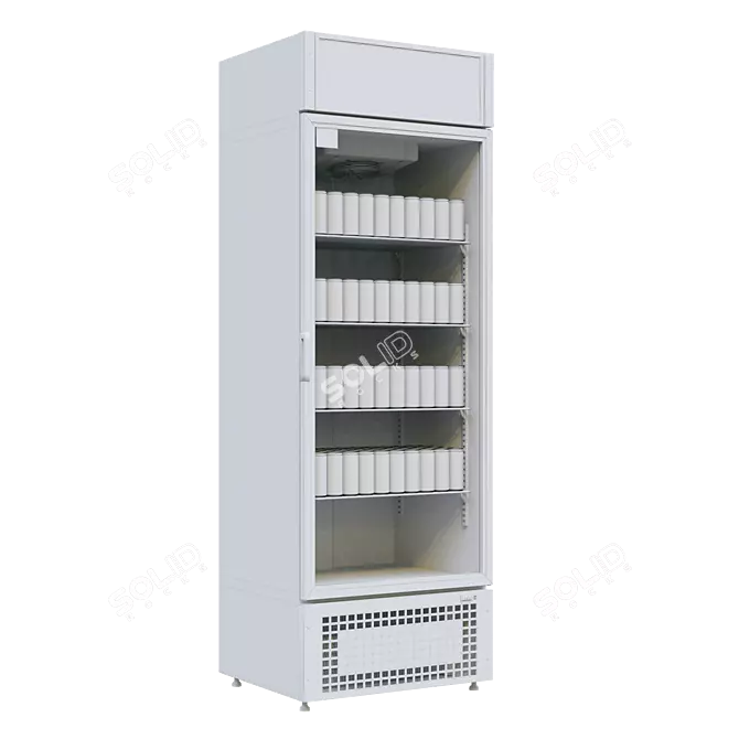 Capri 0.7 Mini Fridge | Compact and Efficient 3D model image 2