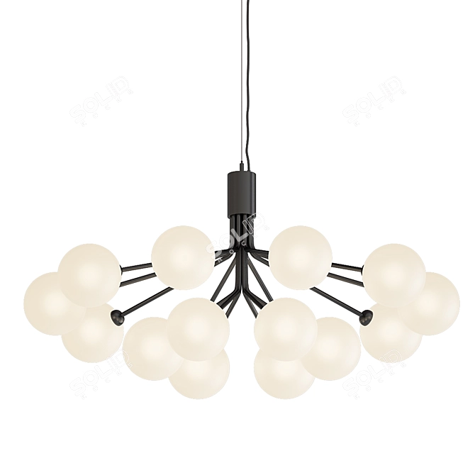 APIALES 18 Satin Black: Sleek, Stylish, and Sophisticated 3D model image 1