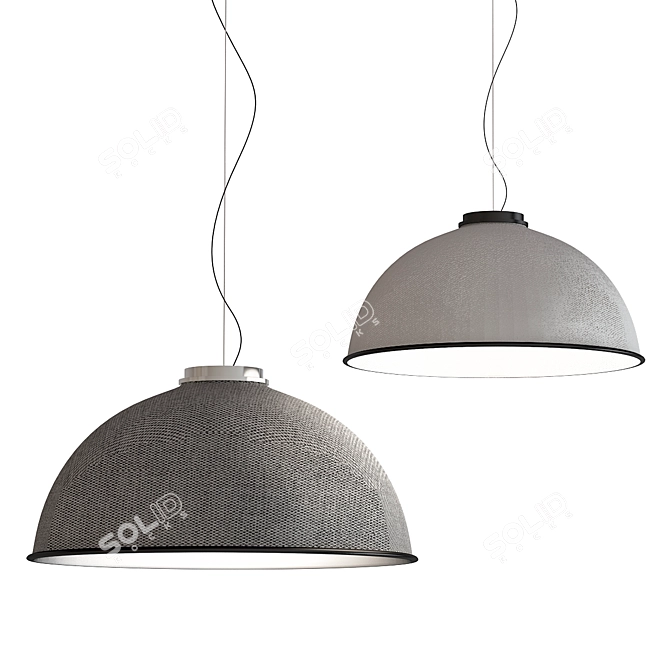 Luminous Elegance: Luceplan Farel 3D model image 1