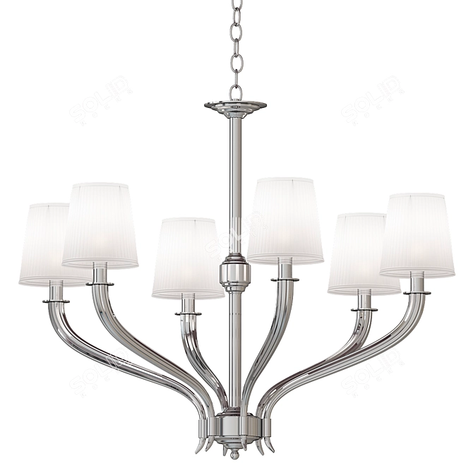 Mayflower Crystal Chandelier 3D model image 1