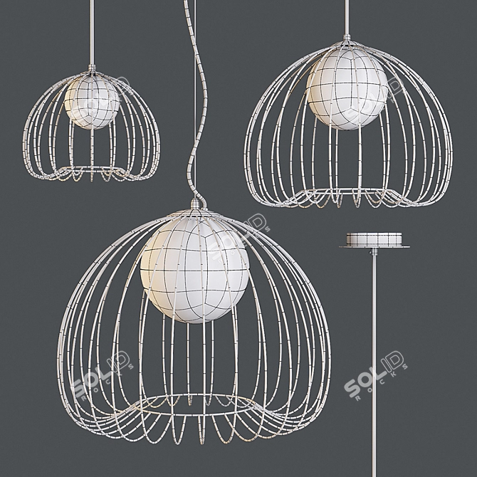 Maytoni Polly Pendant Lamp (MOD541-543) 3D model image 3