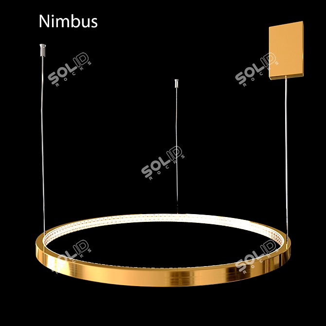 Minimalist Nimbus 01 Lamp 3D model image 1