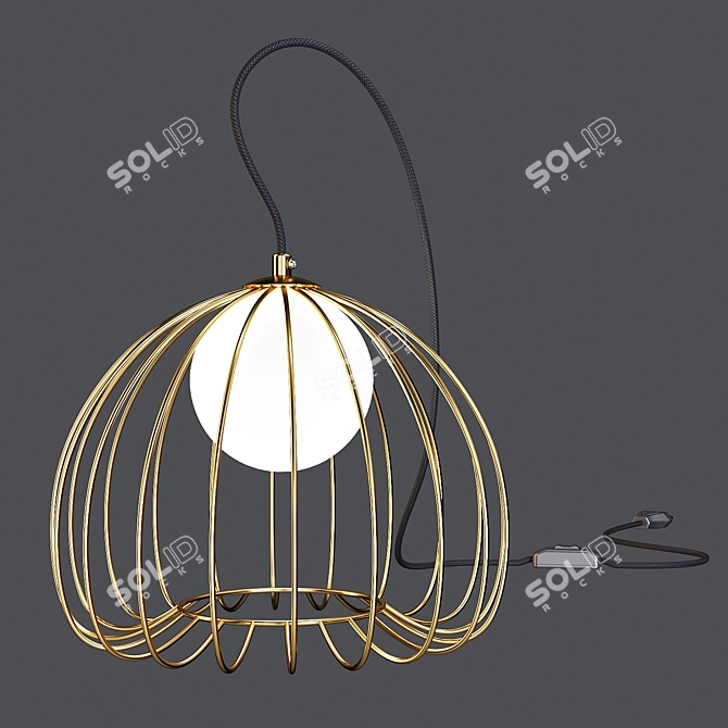 Elegant Maytoni Polly Table Lamp 3D model image 1