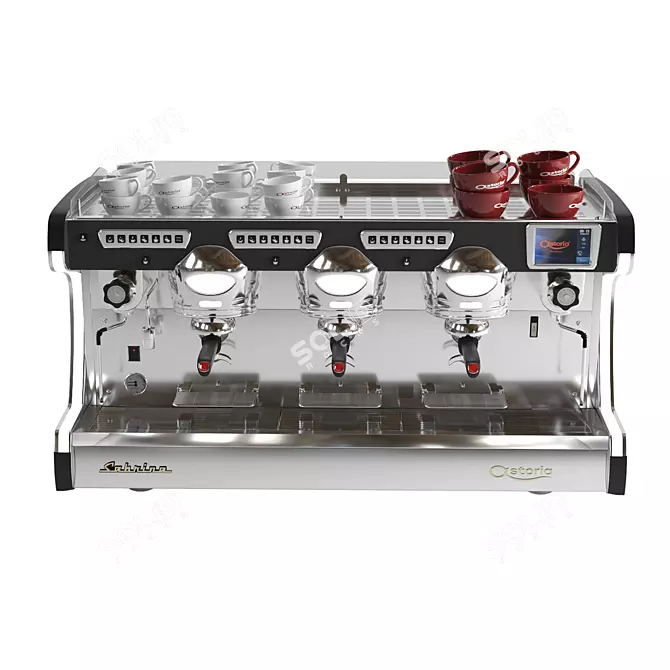 Astoria Sabrina: Retro-Inspired Espresso Excellence 3D model image 1