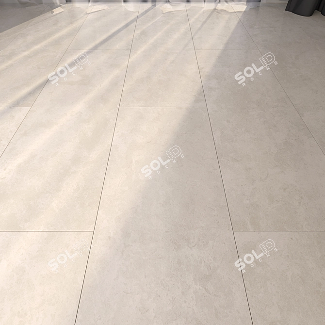 Luxury Marble Floor Tiles 3D model image 1