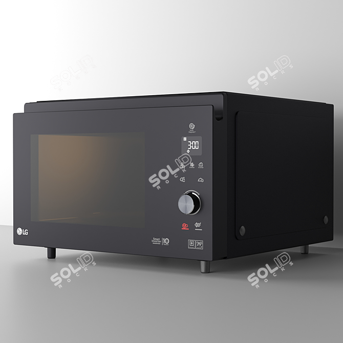 LG MJ-3965BIS: Multi-function Microwave with Grill and Convection 3D model image 1