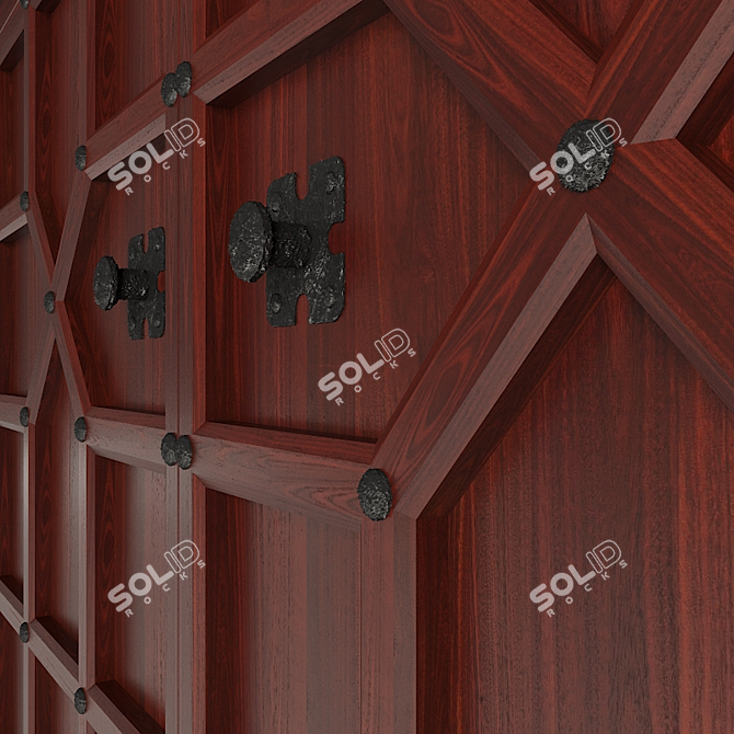 Elegant Castello Buffet by Desondo 3D model image 3