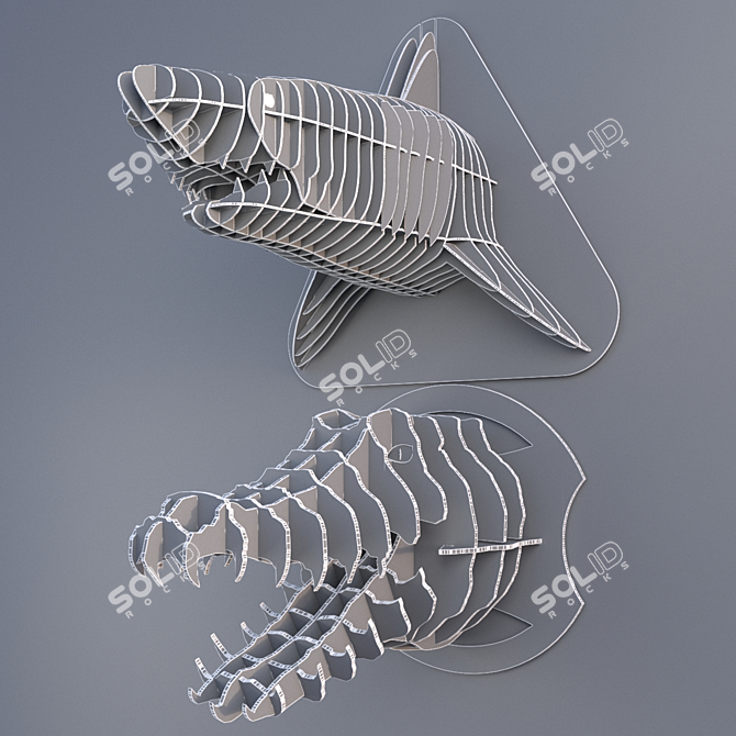 Wildlife Plywood Trophy Collection 3D model image 3