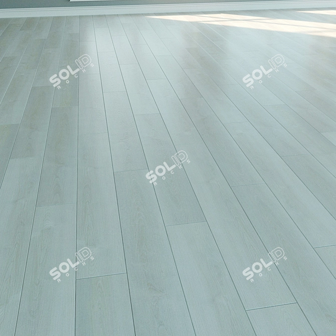 Natural Wood Laminate Flooring 3D model image 3