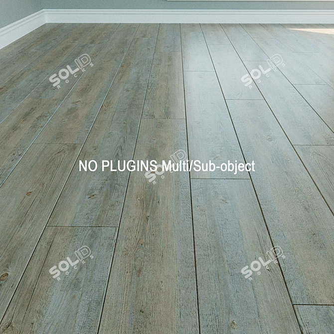 WINEO Laminate: Natural Wood Parquet 3D model image 1