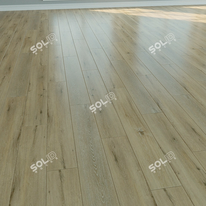 WINEO Laminate Flooring - Natural Wood Finish 3D model image 3