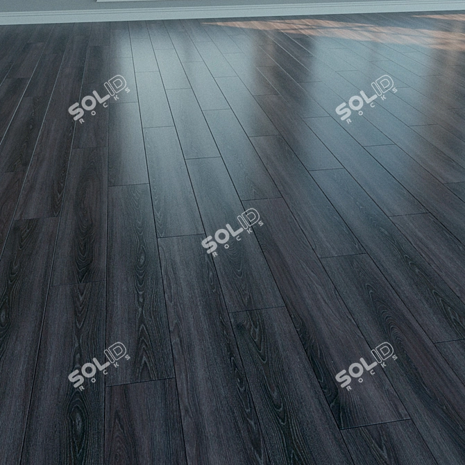 Natural Wood Laminate Flooring 3D model image 2