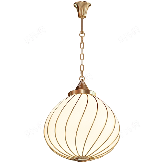 Elegant Romano Chandelier 3D model image 1