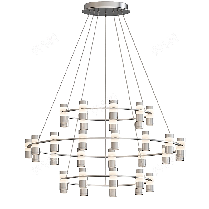 Eurofase Netto Chrome Wall Sconce 3D model image 1