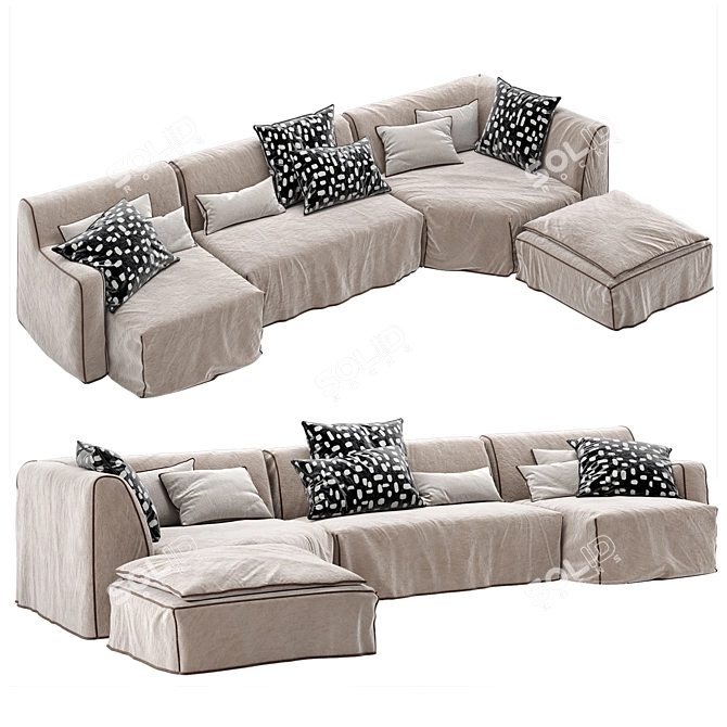 Gervasoni More: Elegant Comfort for your Space 3D model image 2