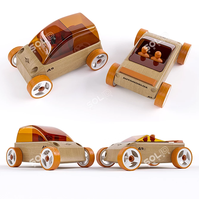 Automoblox A9 & A9s: Stylish Toy Cars 3D model image 1