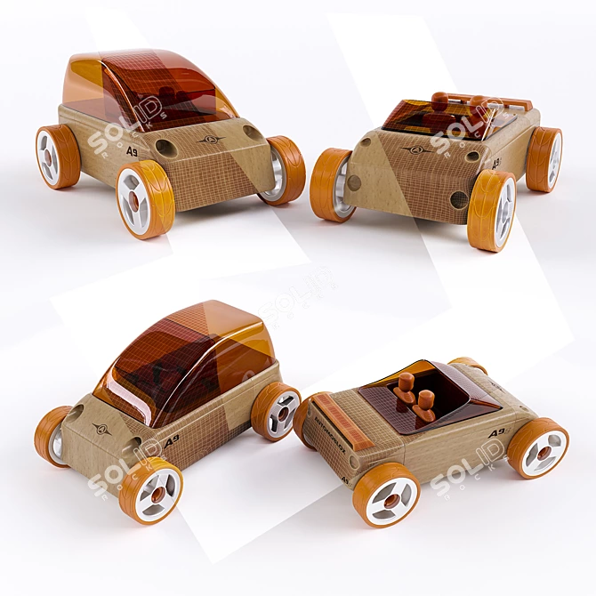 Automoblox A9 & A9s: Stylish Toy Cars 3D model image 3