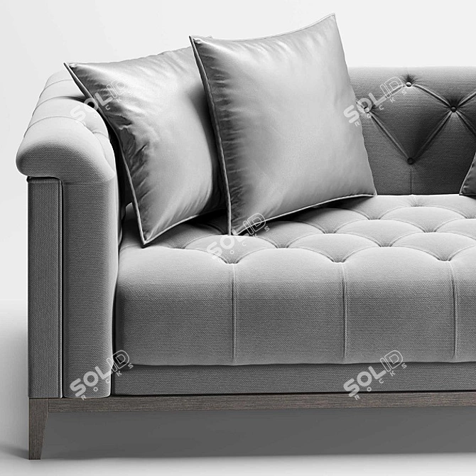 Elegant Cesare Sofa by Eichholtz (231x97x75) 3D model image 2