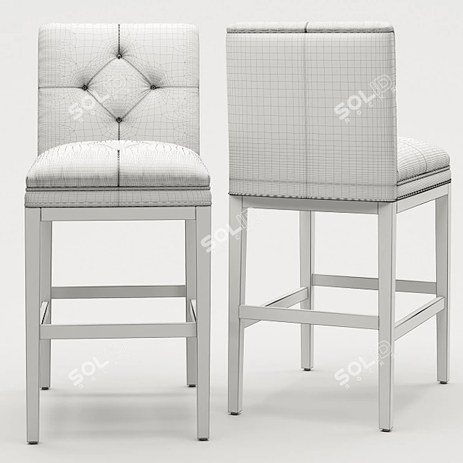 Eichholtz Cesare Bar Stool: Sleek and Stylish 3D model image 3