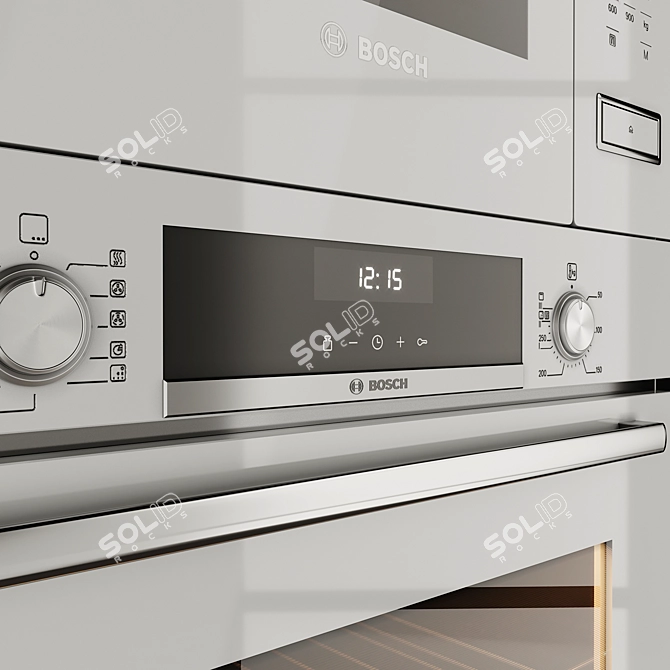 Bosch Oven Set: Precision Cooking 3D model image 2