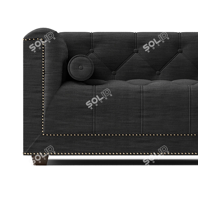 Eichholtz Paolo: Sleek & Stylish 3-Seater Sofa 3D model image 2