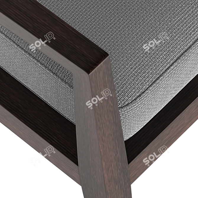 Marelli Amelie Armchair: Stylish Comfort for Your Home 3D model image 3