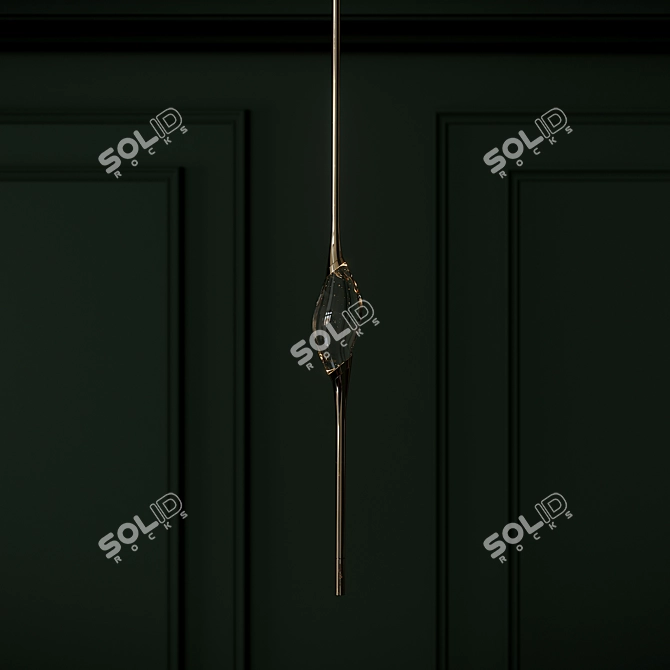 Elegant Il Pezzo Pendant Light 3D model image 3