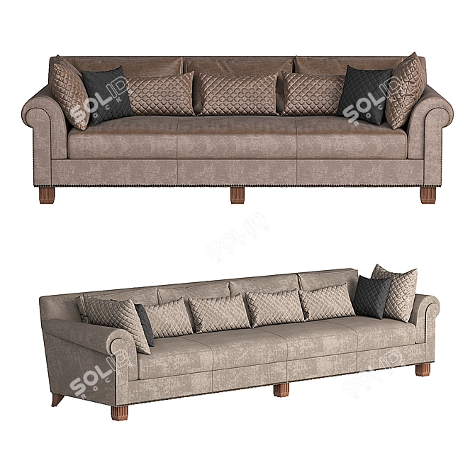 Elegant Cambon Sofa: Christopher Guy 3D model image 2
