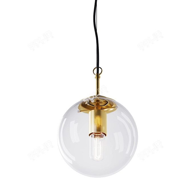 Elegant FJ 1 Lamp: Artistic Lighting 3D model image 2