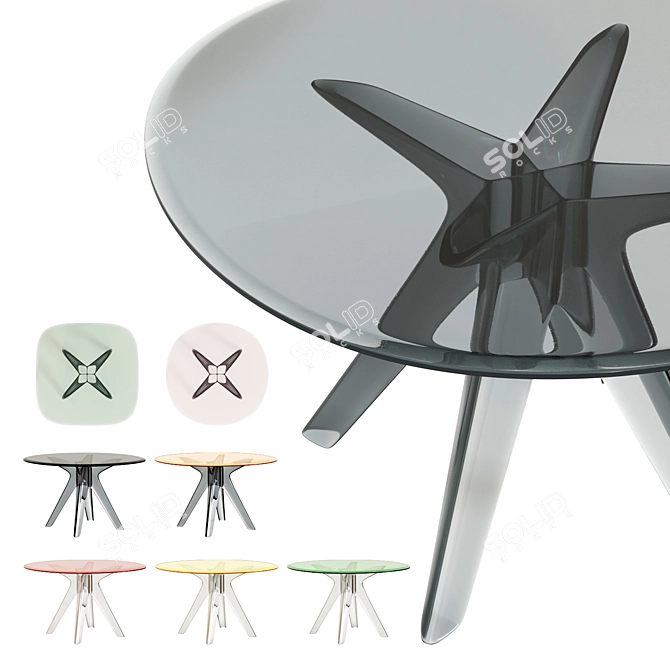 Elegant Sir Gio Table for Stylish Interiors 3D model image 2