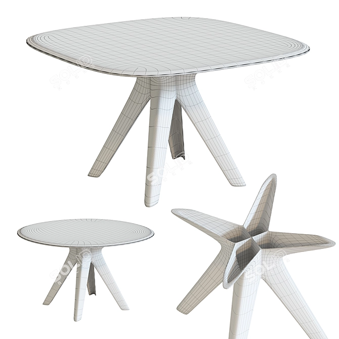 Elegant Sir Gio Table for Stylish Interiors 3D model image 3