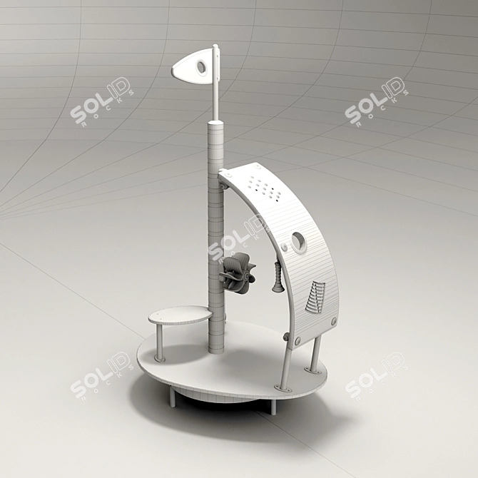 Title: Dynamic Playset for Kids: KOMPAN NAVIGATOR 3D model image 2