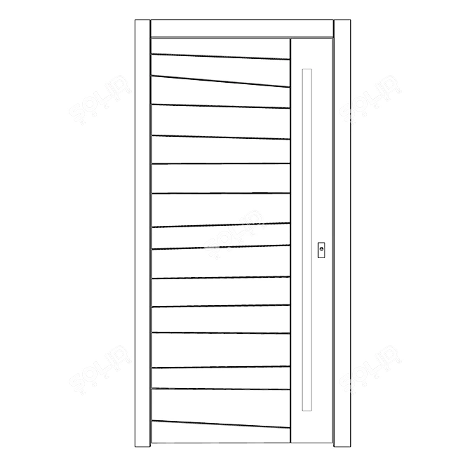 German-Made KOWA DOOR | Planken 3D model image 3