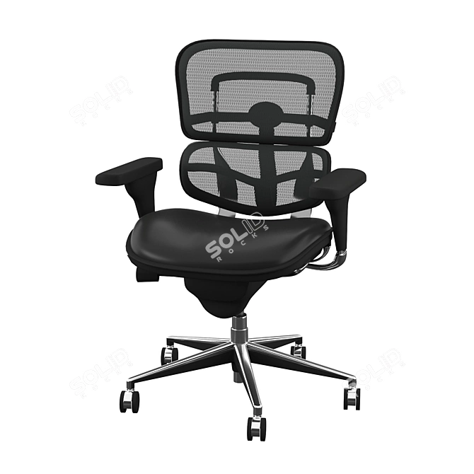 ErgoMesh Task Chair 3D model image 1