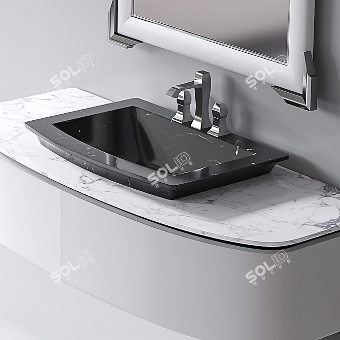 Luxury Karol Bania Glossy Bianco Canapa 3D model image 3