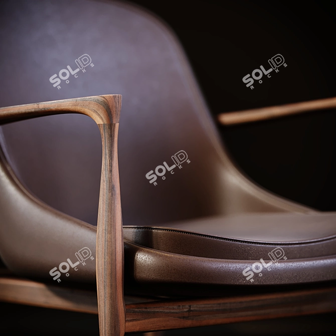 Elegant Elisabeth Chairs 3D model image 2