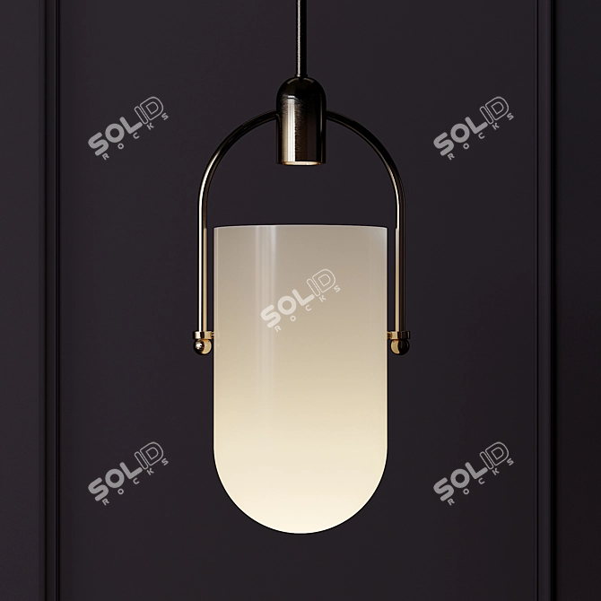 Elegant Fusion - Frosted Black Gold 3D model image 1