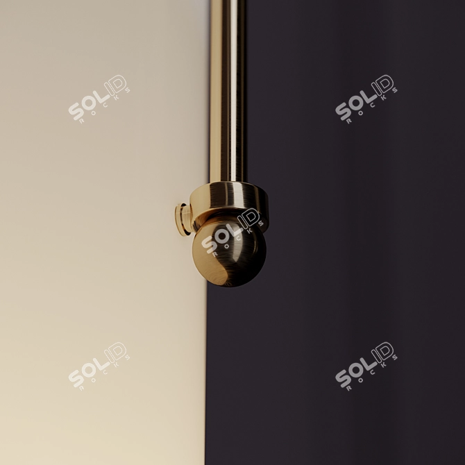 Elegant Fusion - Frosted Black Gold 3D model image 2