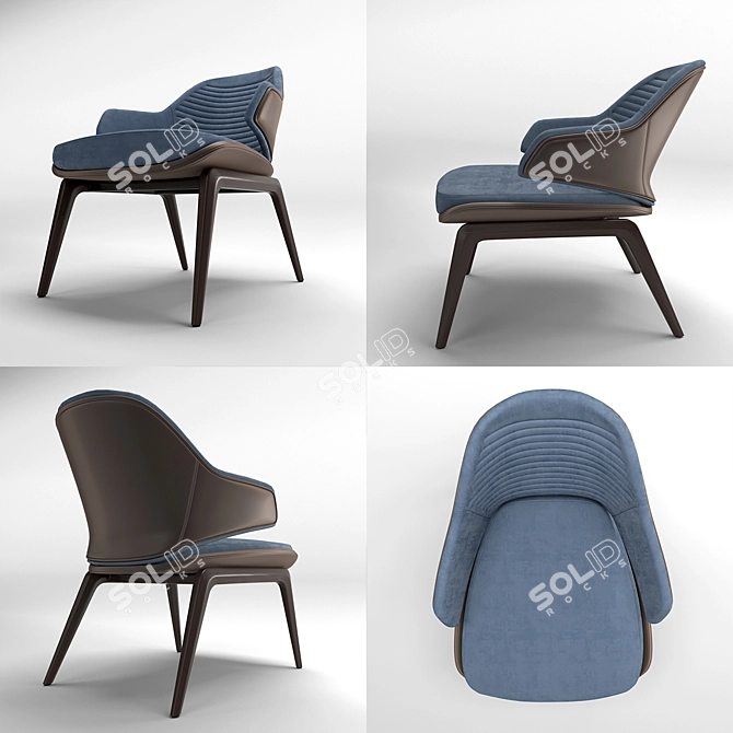 Pininfarina Reflex VELA Armchair 3D model image 2